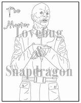 Buffy Slayer sketch template