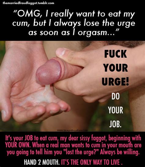 sissy cum swallow your own