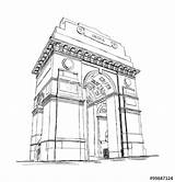 India Gate Drawing Delhi Memorial Getdrawings Sketch War Drawings sketch template