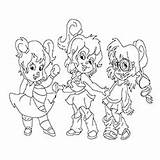 Chipmunks Alvin Coloring Pages Chipettes Printable Sheet Sheets Momjunction Toddler Cute Choose Board Simon sketch template