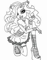 Monster High Coloring Pages Scaris Getcolorings sketch template