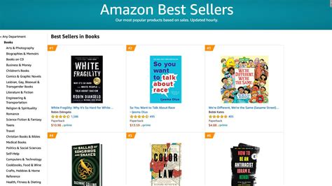 amazons  sellers list  dominated    books  race   cnn