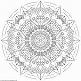 Mandala Tribal Getcoloringpages Coloring Pages sketch template