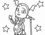 Vampirina Desenho Colorear Getcolorings Colorironline sketch template