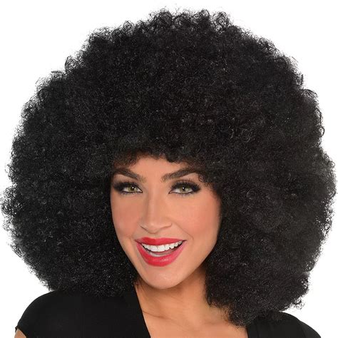 giant black afro wig party city