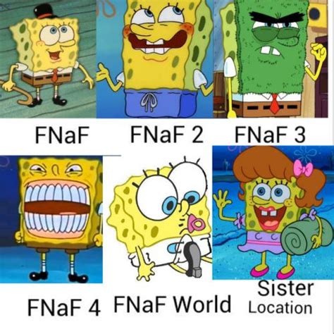 xd spongebob makes a good point fnaf sister location king of fnaf and sister location