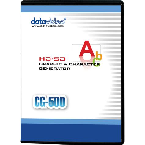 datavideo cg  hdsd character generator software cg  bh