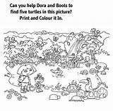 Coloring Pages Nick Jr Dora Explorer Children Print Color Game Find Kids English Search Coloringkids sketch template