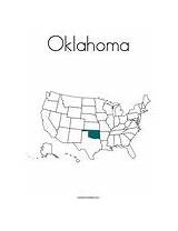 Oklahoma Coloring Change Template sketch template