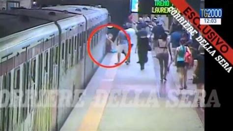 Watch Woman Dragged Along Rome Metro Platform After Bag Gets Stuck In Door