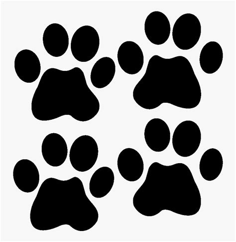 printable dog paw prints