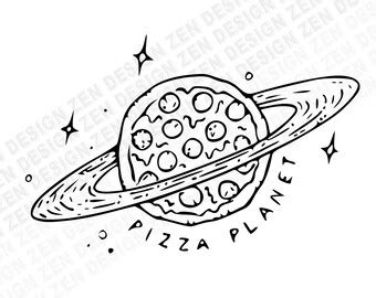 pizza planet svg  images  svg files silhouette