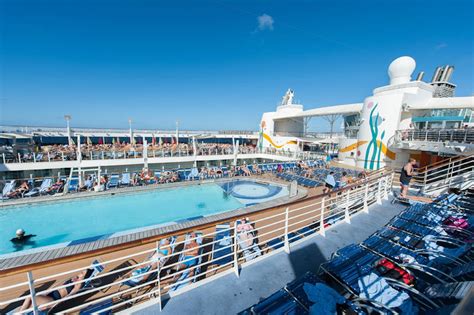 main pool  royal caribbean allure   seas cruise ship cruise critic