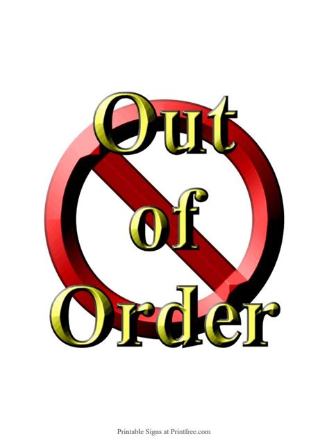 order sign image   order sign snarky quotes printable signs