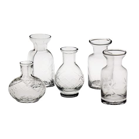 small glass vases decor