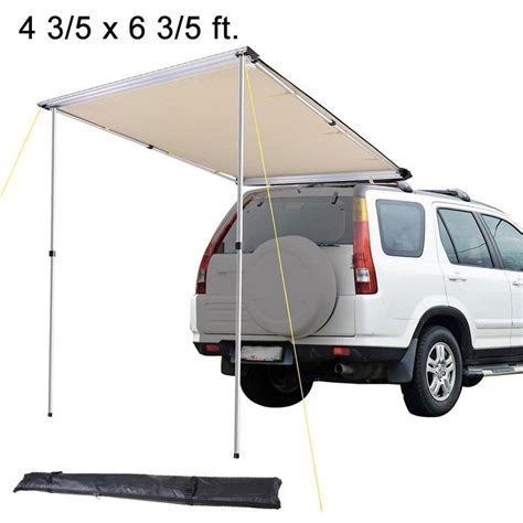 thelashop retractable car awning      rear side rooftop shade car awnings tent