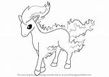 Ponyta Pages sketch template