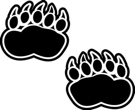 free bear paw print clipart 1 page of clip art wikiclipart