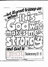 Coloring Pages Deuteronomy 31 Sunday School Foundation Leadership Foundations God Confidence Organisation Printable sketch template