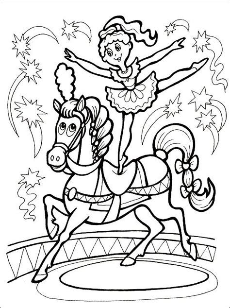 circus horse coloring page coloring pages horse coloring pages