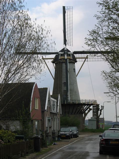 zuidland de arend holland windmills wind mills mountain river unique architecture water