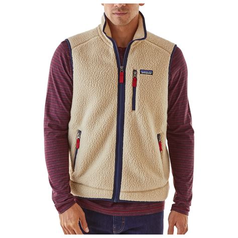 patagonia retro pile vest fleece vest mens buy  alpinetrekcouk