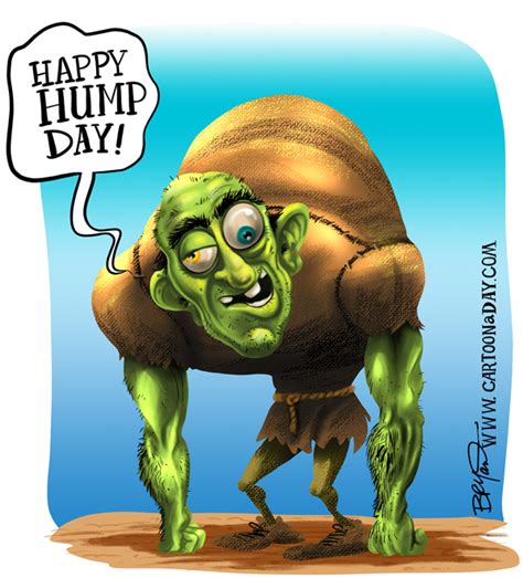 Happy Hump Day Hunchback Cartoon Cartoon