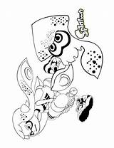 Splatoon Ausmalbilder Squid Octoling Malvorlagen Callie Zo Stemmen sketch template