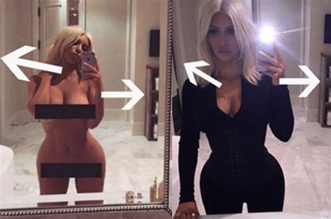 kim kardashian could have fooled us all with her naked selfie