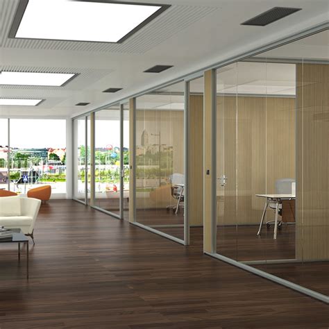 hot selling office frosted tempered glass partition wall aag