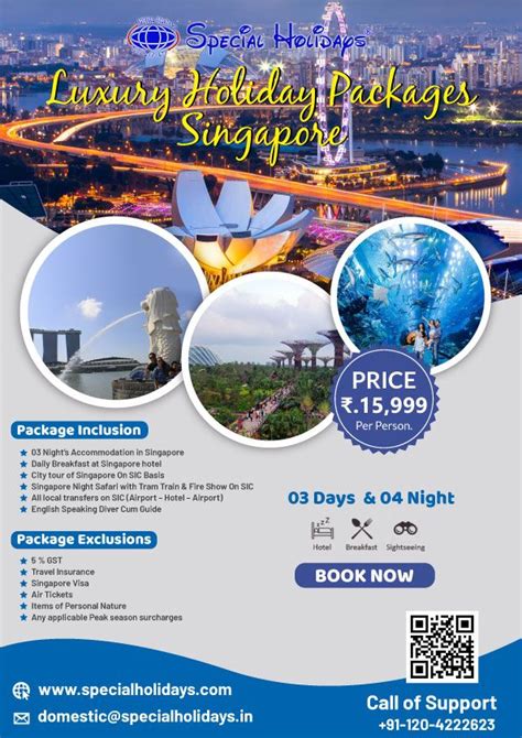 advertisement   singapore holiday packages  front