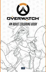 Overwatch Coloring Book Adult Sc Thrilling Previewsworld Comic sketch template