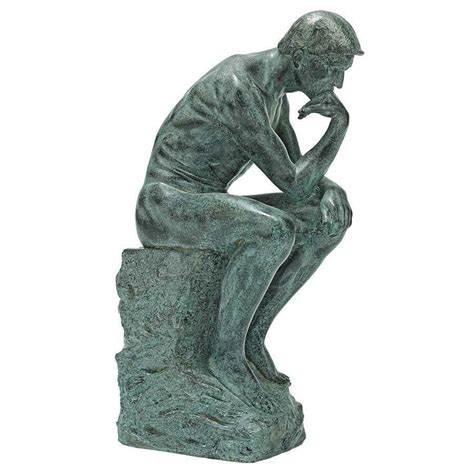the thinker statue rodin heroic labor sculpture ebay