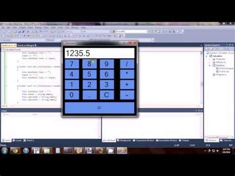 creating  calculator visual studio   instrucable  guide   creating  basic