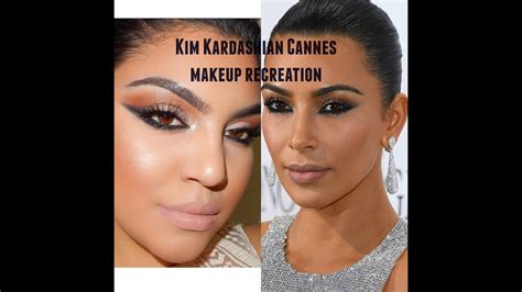 kim kardashians makeup recreation in cannes youtube