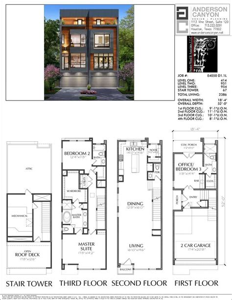 narrow townhome plans  brownstone style homes townhouse design townhouse designs