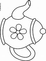 Coloring Kettle Pages Printable Recommended Kids sketch template