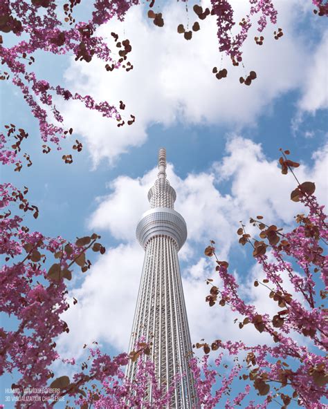 skytree tower tokyo  artist alessio pitto humd