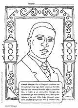 Garrett Inventor Inventors Teachervision Americans Luther Banneker sketch template