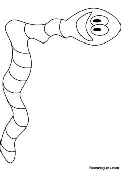 printable insects happy  worm coloring page