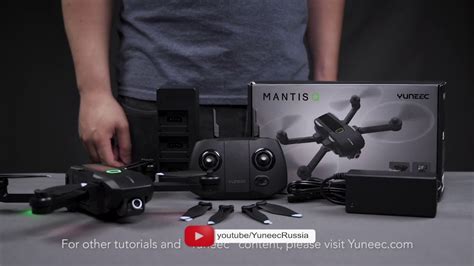 yuneec mantis  raspakovka novogo drona  kameroy  youtube