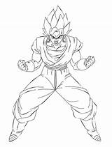 Vegito Ssj3 sketch template