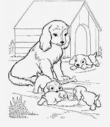 Family Dog Coloring Pages Colouring Dogs Getdrawings Printable Getcolorings sketch template