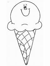 Coloring Summer Pages Icecream2 sketch template