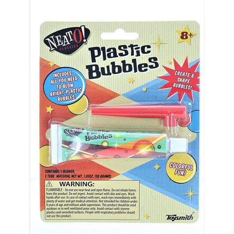 plastic bubbles  toy store