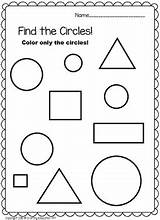 Color Find Circle Trace Sort Crafting Education Created sketch template
