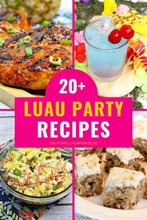 luau party food recipes   serve   hawaiian luau party