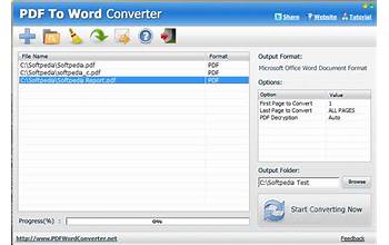 PDF2Word Converter Shareware Version screenshot #2