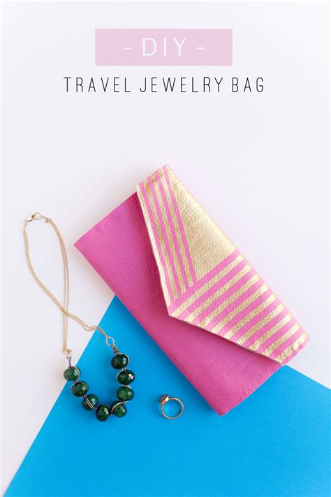 diy travel jewelry bag  love  party