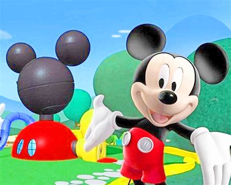 mickey mouse clubhouse  paint  number paint  numbers  adult